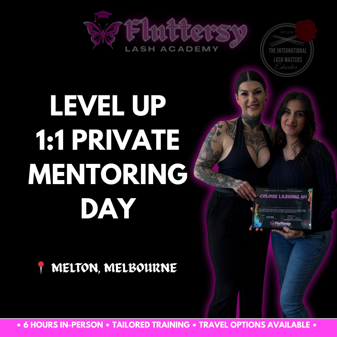 1:1 IN PERSON LEVEL UP - lash upskilling